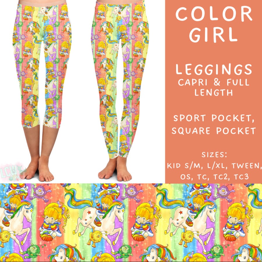 Preorder Custom Styles - Colour Girl - Closes 17 Jan - ETA late Apr 2025 Leggings