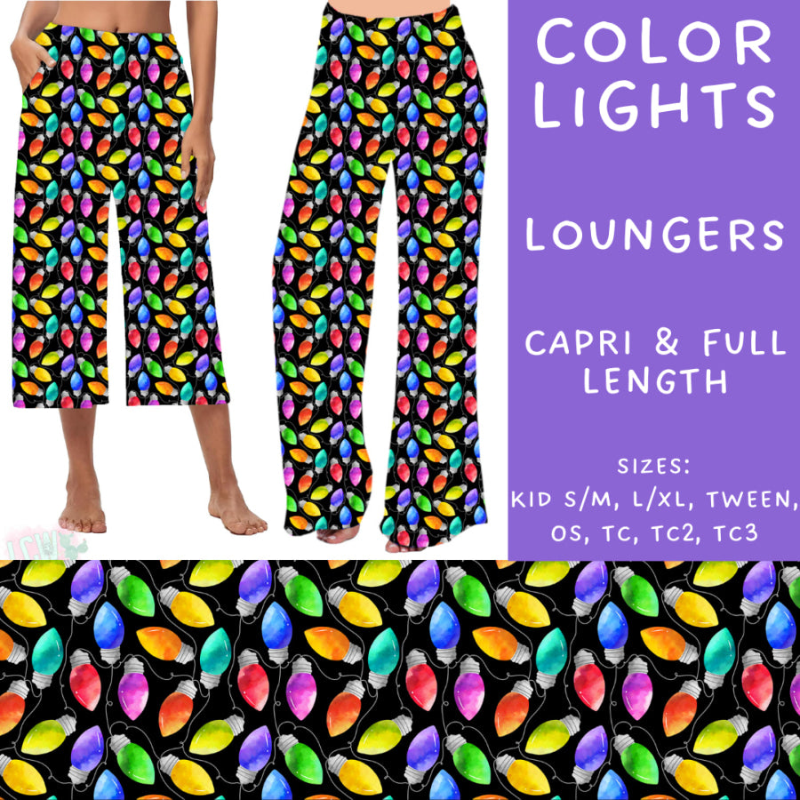 Preorder Custom Styles - Colour Lights - Closes 31 Oct - ETA early Jan 2025 Leggings