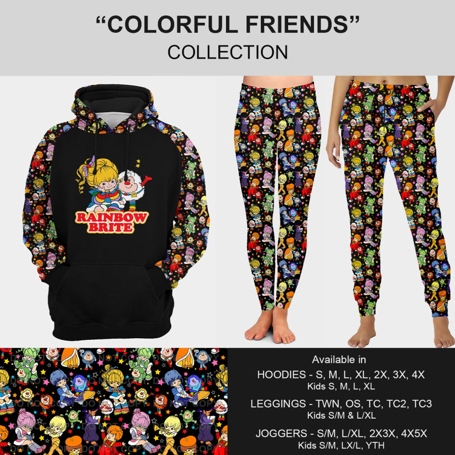 PREORDER Custom Styles - Colourful Friends - Closes 19 Nov - ETA mid Feb 2025 Loungewear