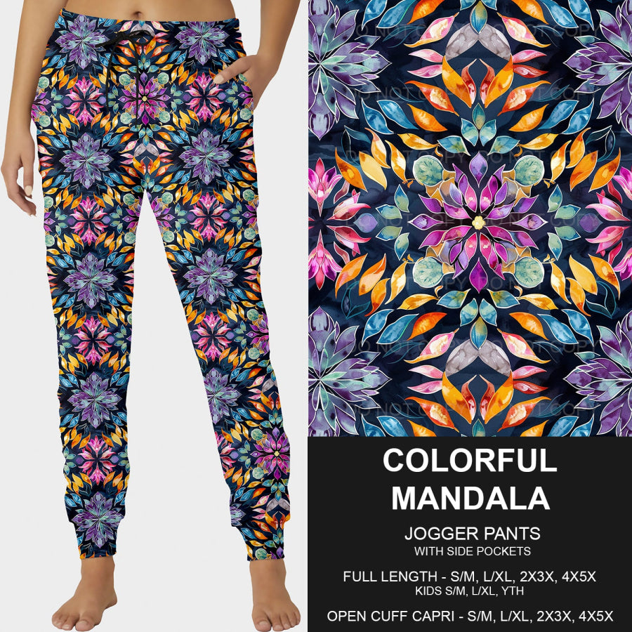 PREORDER Custom Styles - Colourful Mandala - Closes 28 Jan - ETA late May 2025 Loungewear