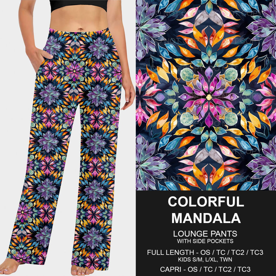 PREORDER Custom Styles - Colourful Mandala - Closes 28 Jan - ETA late May 2025 Loungewear