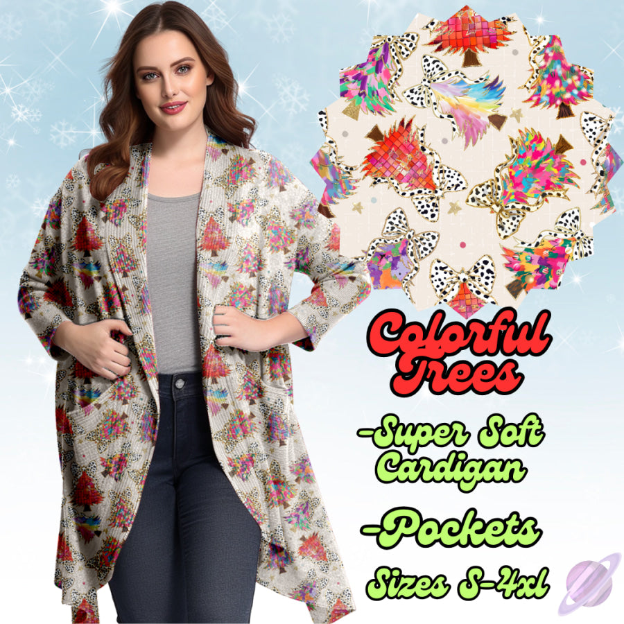 PREORDER Custom Styles Colourful Trees Closes 12 Sep ETA mid Dec 2025 Leggings