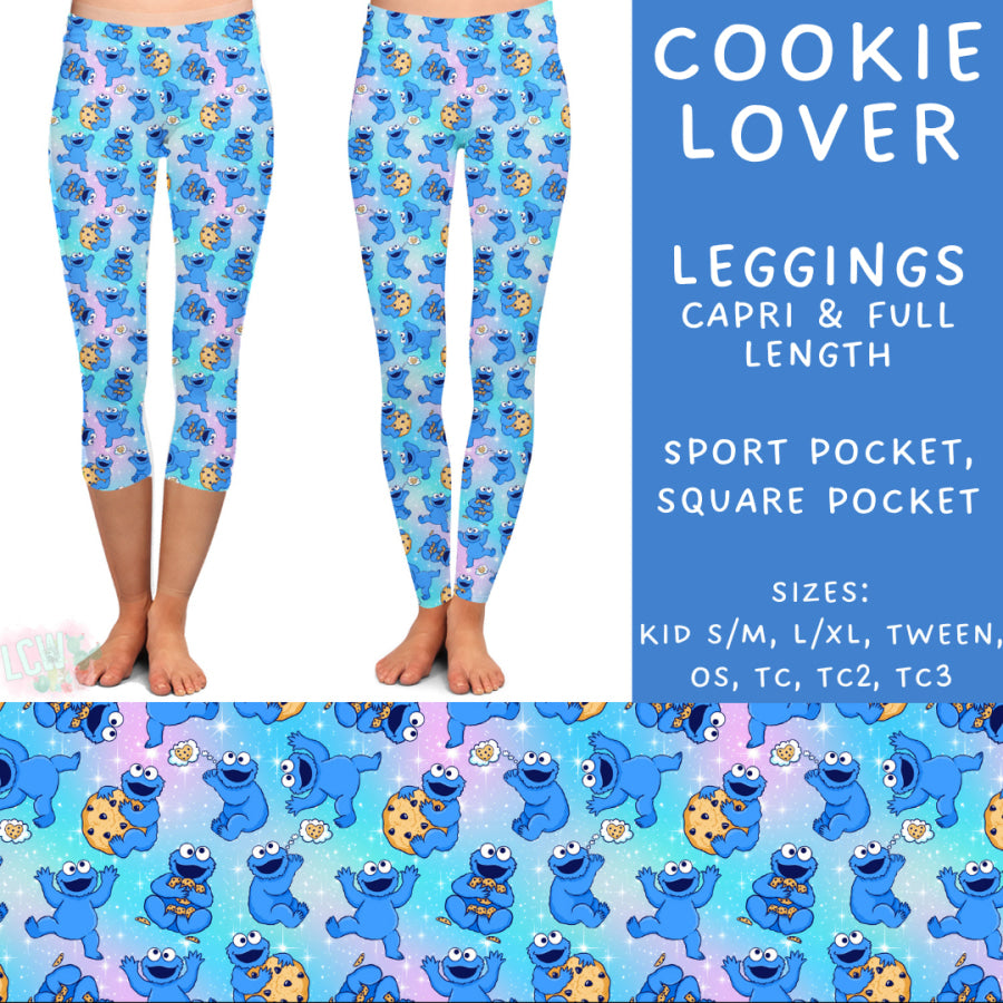 Preorder Custom Styles - Cookie Lover - Closes 17 Jan - ETA late Apr 2025 Leggings