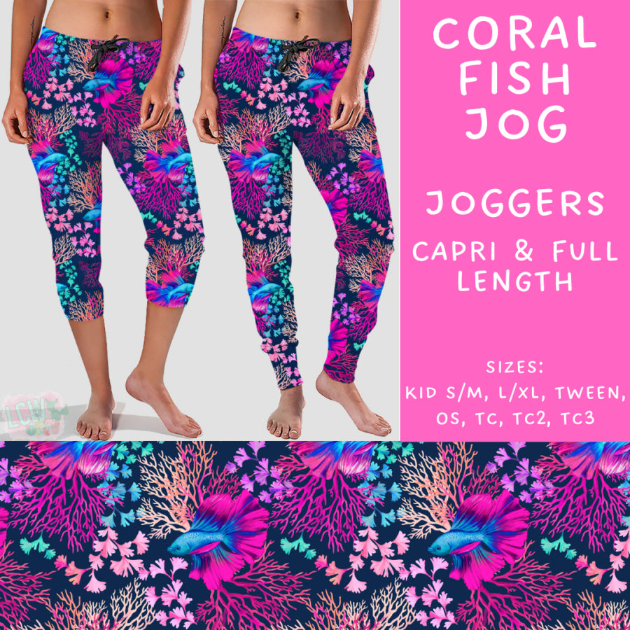 Preorder Custom Styles - Coral Fish - Closes 20 Mar - ETA mid Jun 2025 Leggings