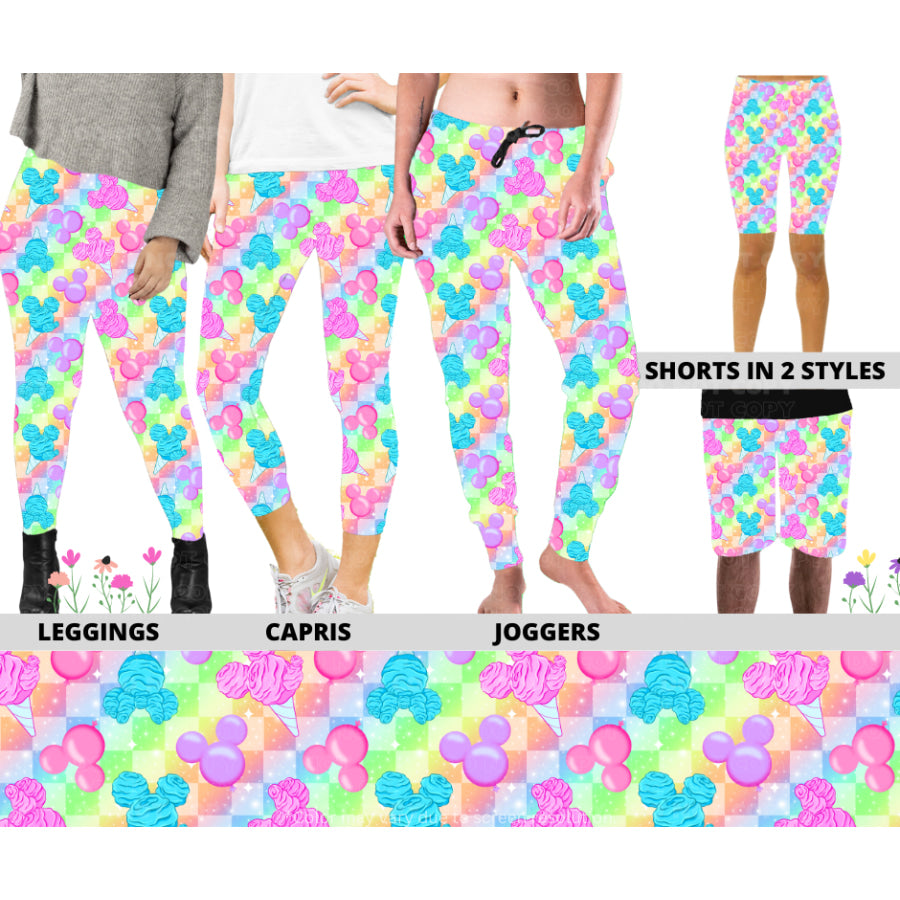 PREORDER Custom Styles - Cotton Candy Mouse - Closes 27 Jan - ETA late Apr 2025 Leggings