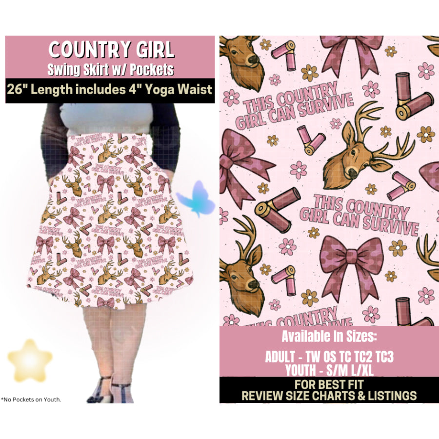 Preorder Custom Styles - Country Girl - Closes 25 Sep - ETA late Jan 2026 Leggings