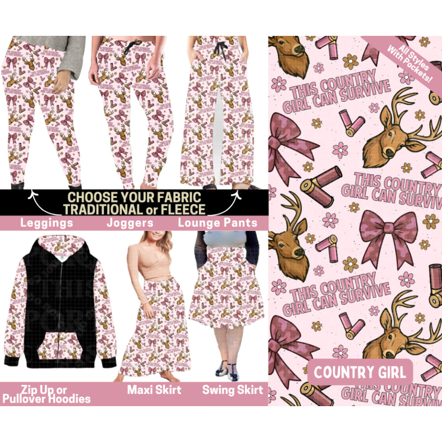 Preorder Custom Styles - Country Girl - Closes 25 Sep - ETA late Jan 2026 Leggings