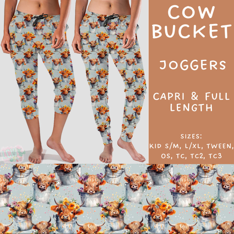 Preorder Custom Styles - Cow Bucket - Closes 2 Oct - ETA late Dec 2024 Leggings