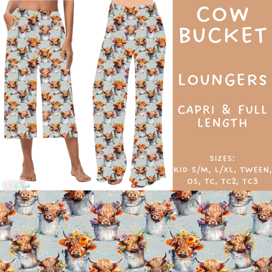 Preorder Custom Styles - Cow Bucket - Closes 2 Oct - ETA late Dec 2024 Leggings