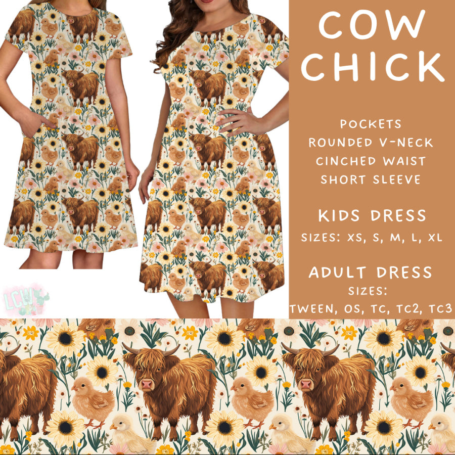 Preorder Custom Styles - Cow Chick - Closes 31 Mar - ETA late May 2025 Leggings