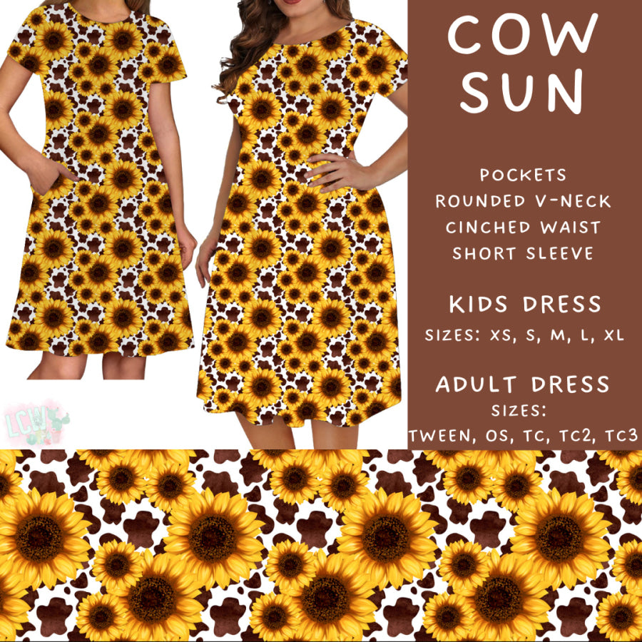 Preorder Custom Styles - Cow Sun - Closes 10 Mar - ETA early Jun 2025 Leggings