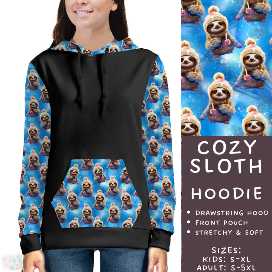 Preorder Custom Styles - Cozy Sloth - Closes 22 Nov - ETA early Feb 2025 Leggings