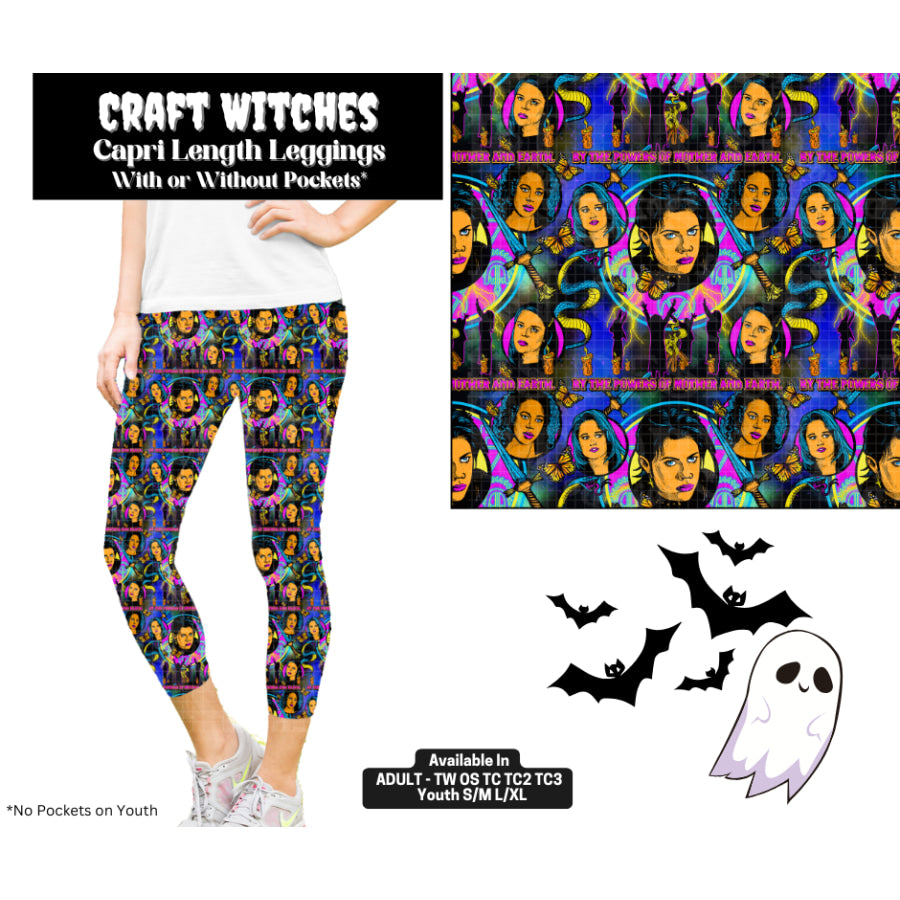 Preorder Custom Styles - Craft Witches - Closes 28 May - ETA late Sep 2025 Leggings