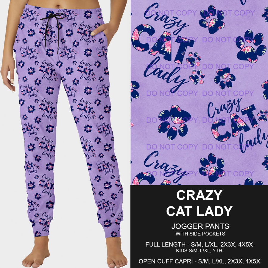 PREORDER Custom Styles - Crazy Cat Lady - Closes 18 Mar - ETA mid Jun 2025 Loungewear