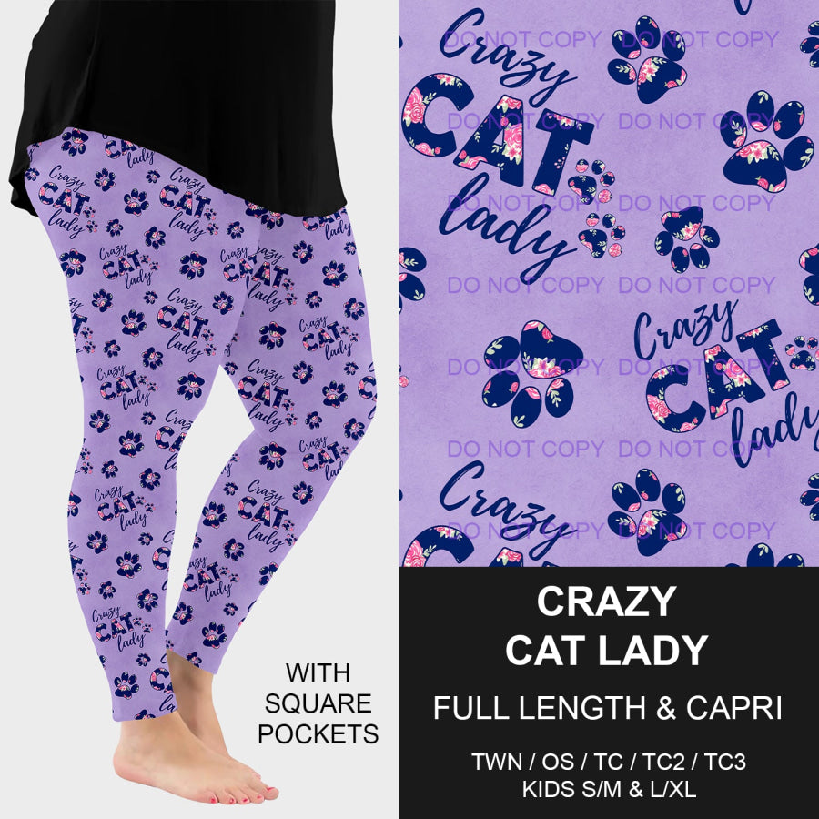 PREORDER Custom Styles - Crazy Cat Lady - Closes 18 Mar - ETA mid Jun 2025 Loungewear