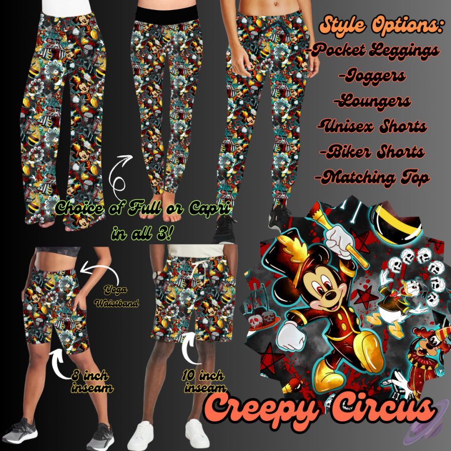 Preorder Custom Styles - Creepy Circus - Closes 19 Jul - ETA late Oct 2025 Streetwear