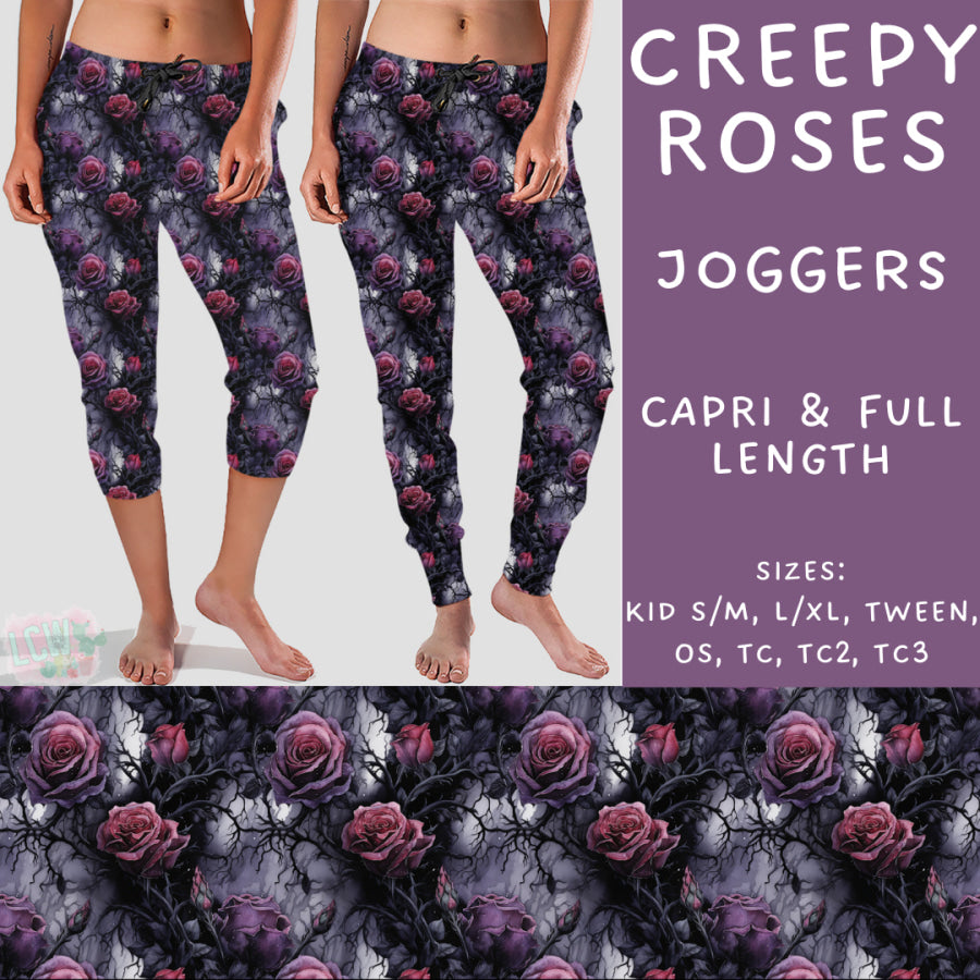 Preorder Custom Styles - Creepy Roses - Closes 10 Jan - ETA early Apr 2025 Leggings