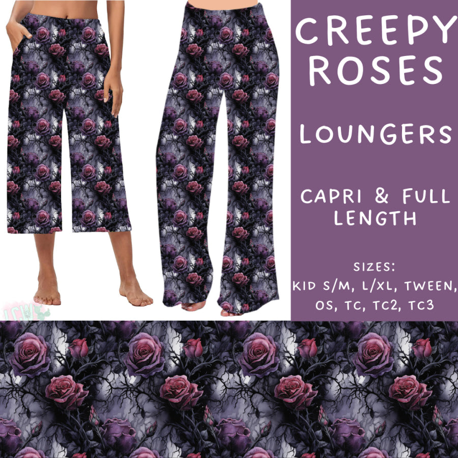 Preorder Custom Styles - Creepy Roses - Closes 10 Jan - ETA early Apr 2025 Leggings