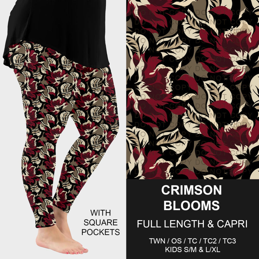 Preorder Custom Styles - Crimson Blooms - Closes 18 Nov - ETA late Feb 2026 Loungewear