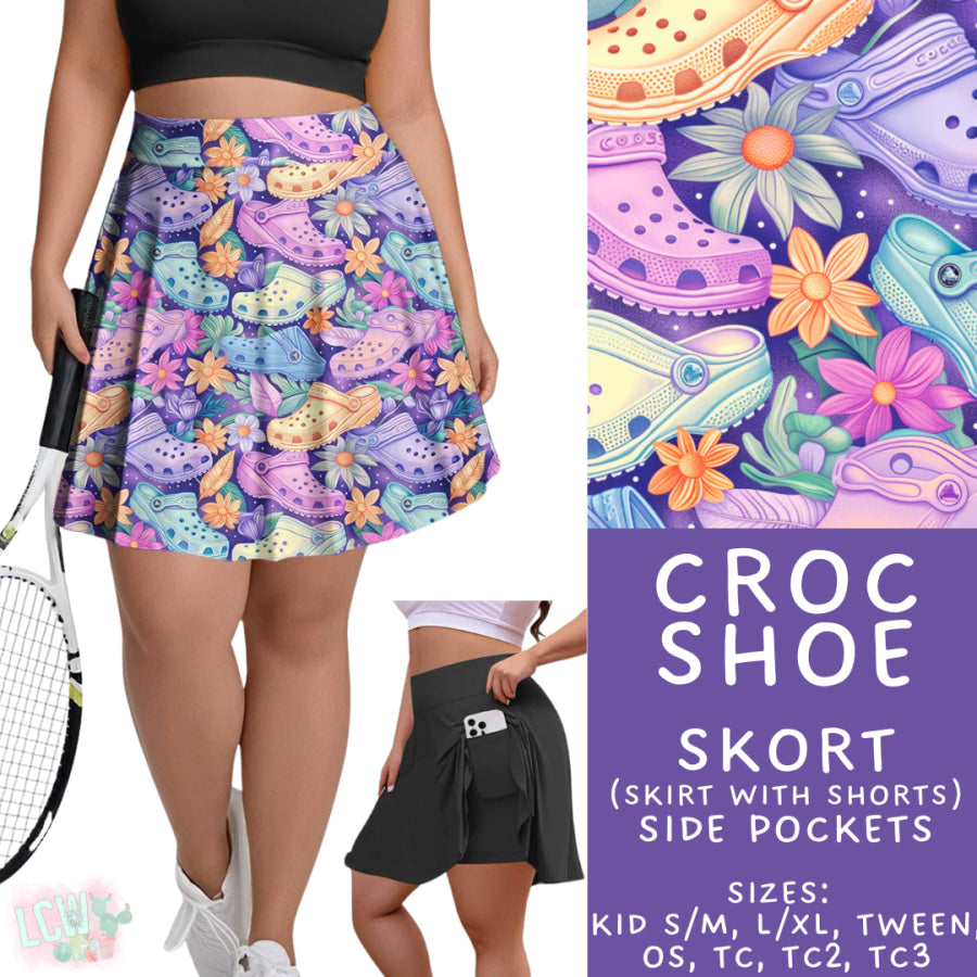 Preorder Custom Styles Croc Shoe Closes 11 Sep ETA late Nov 2025 Leggings