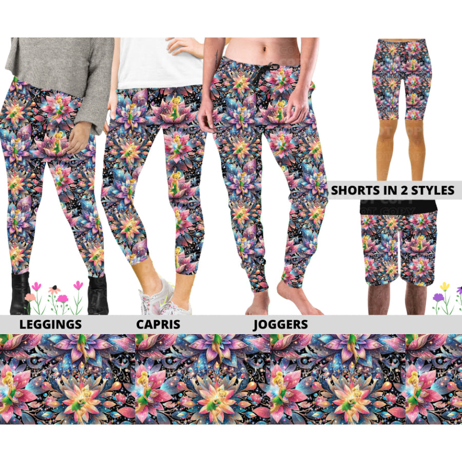 PREORDER Custom Styles - Crystal Fairy Floral - Closes 20 Jan - ETA late Apr 2025 Leggings