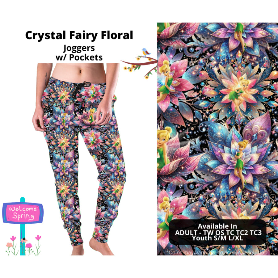 PREORDER Custom Styles - Crystal Fairy Floral - Closes 20 Jan - ETA late Apr 2025 Leggings