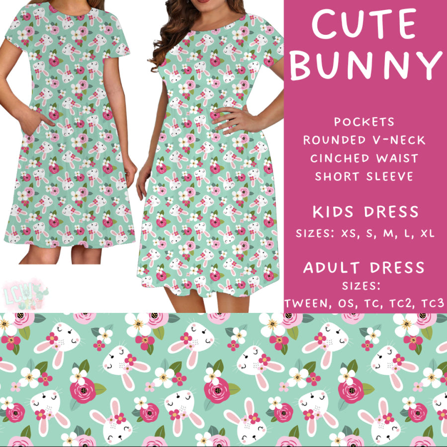 Preorder Custom Styles - Cute Bunny - Closes 17 Feb - ETA late Apr 2025 Leggings