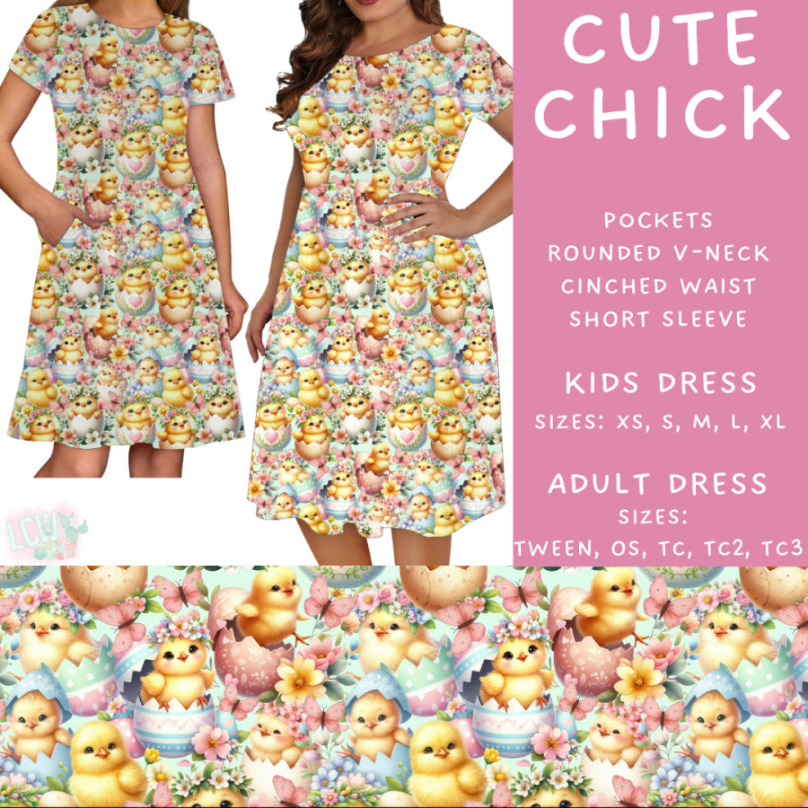 Preorder Custom Styles - Cute Chick - Closes 17 Feb - ETA late Apr 2025 Leggings