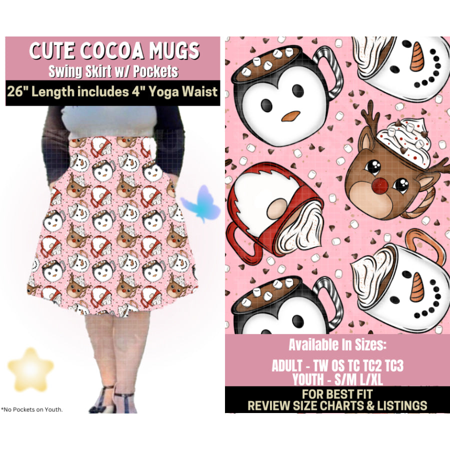 Preorder Custom Styles - Cute Cocoa Mugs - Closes 25 Sep - ETA late Jan 2026 Leggings