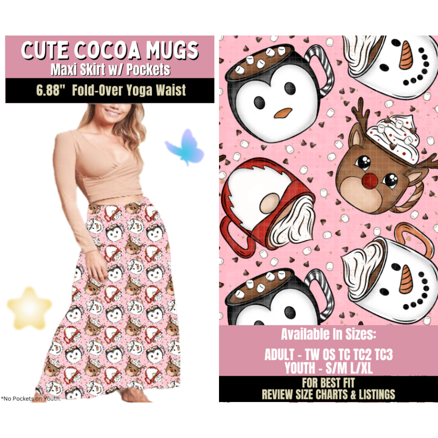 Preorder Custom Styles - Cute Cocoa Mugs - Closes 25 Sep - ETA late Jan 2026 Leggings