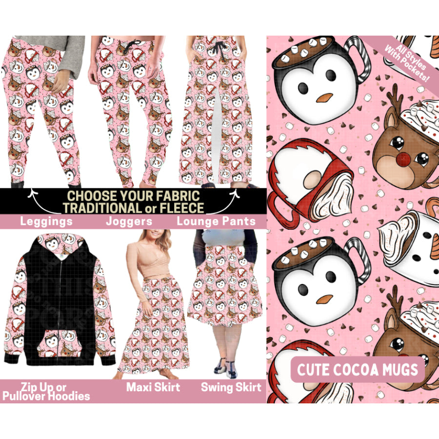 Preorder Custom Styles - Cute Cocoa Mugs - Closes 25 Sep - ETA late Jan 2026 Leggings