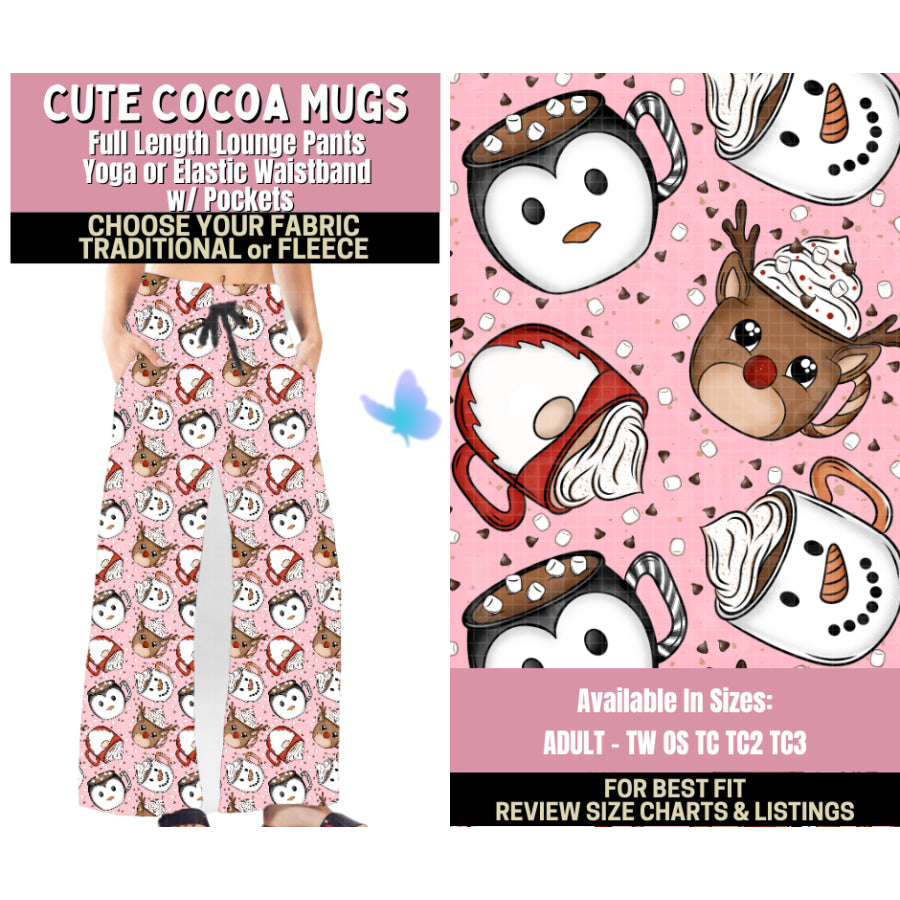Preorder Custom Styles - Cute Cocoa Mugs - Closes 25 Sep - ETA late Jan 2026 Leggings