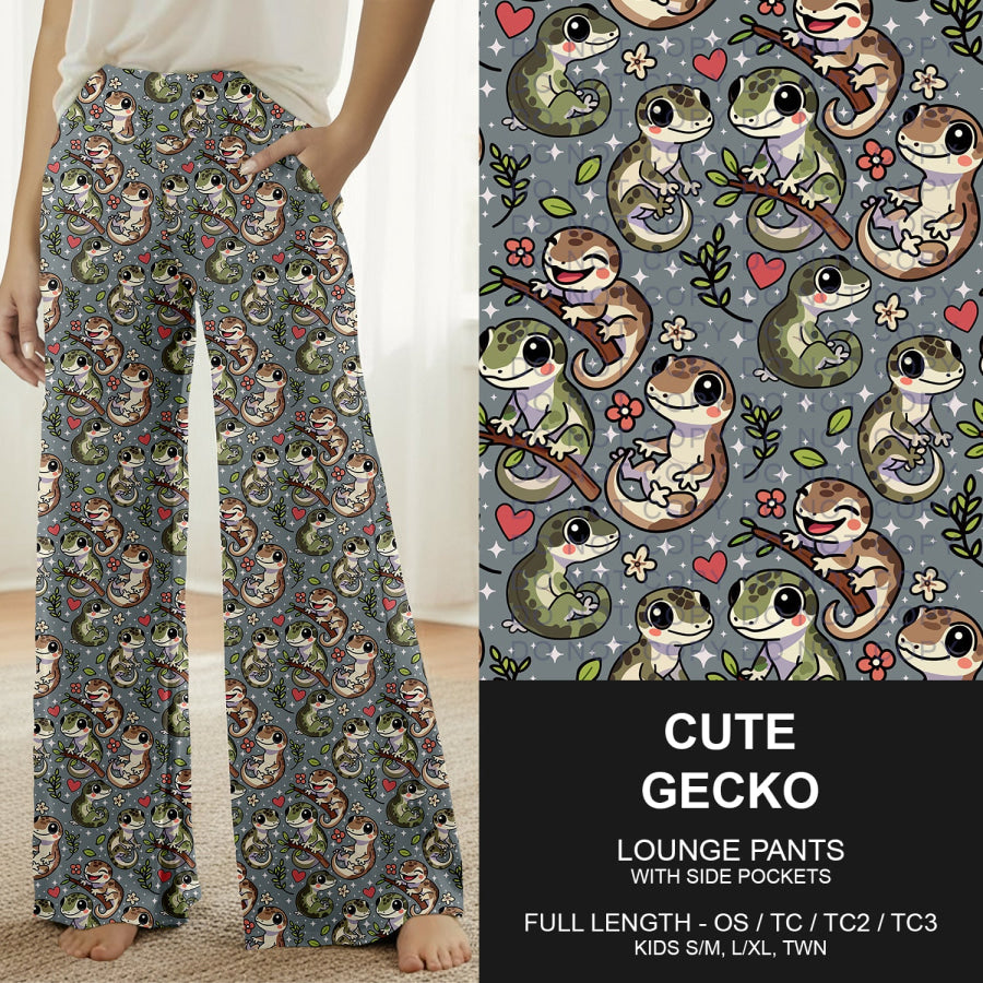 Preorder Custom Styles - Cute Gecko - Closes 25 Nov - ETA late Feb 2026 Loungewear