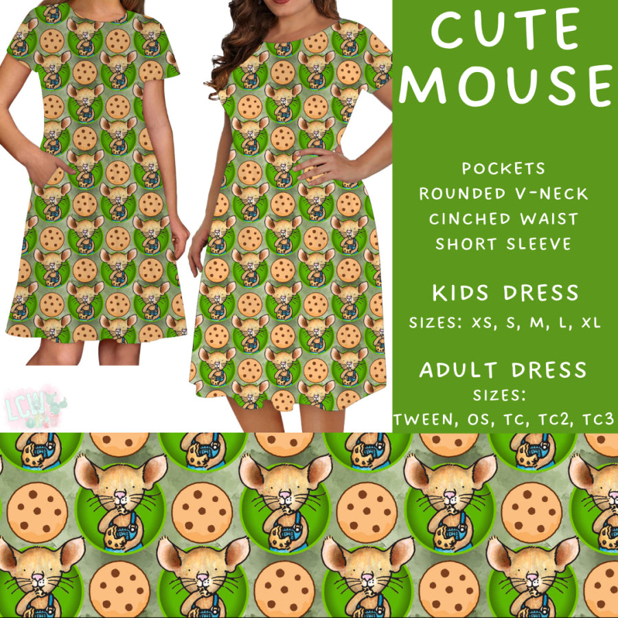 Preorder Custom Styles - Cute Mouse - Closes 21 Mar - ETA mid Jun 2025 Leggings