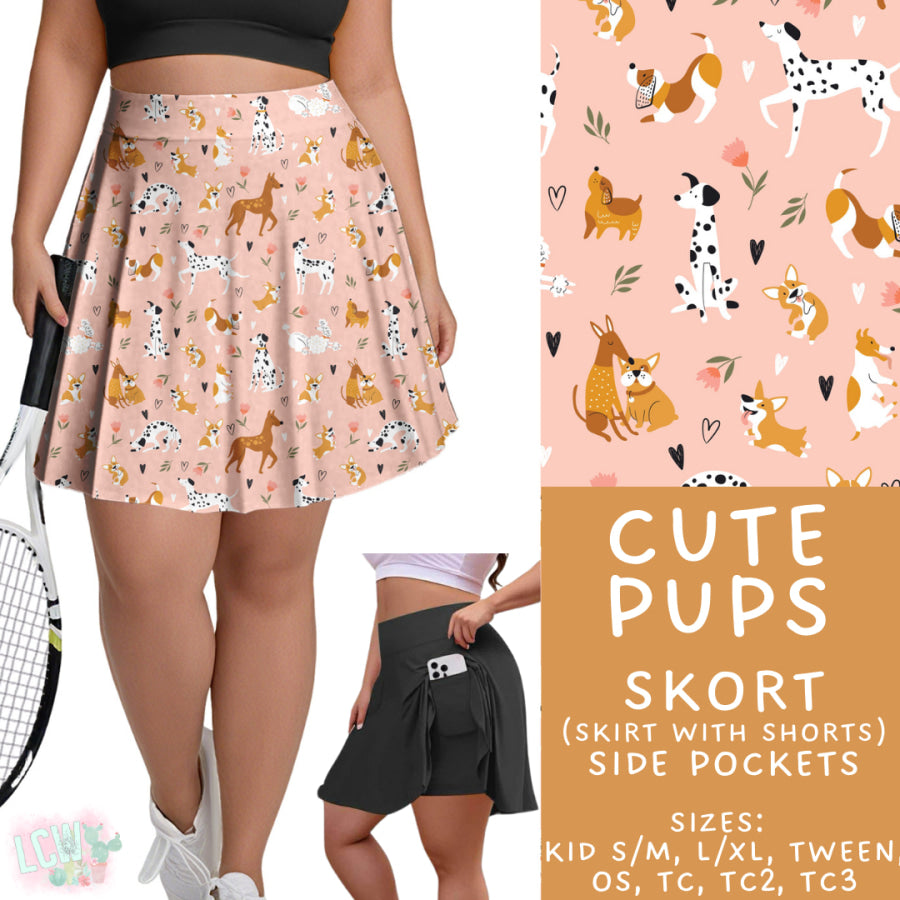 Preorder Custom Styles Cute Pups Closes 4 Sep ETA late Nov 2025 Leggings