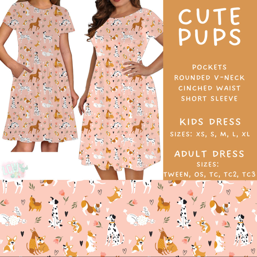 Preorder Custom Styles Cute Pups Closes 4 Sep ETA late Nov 2025 Leggings