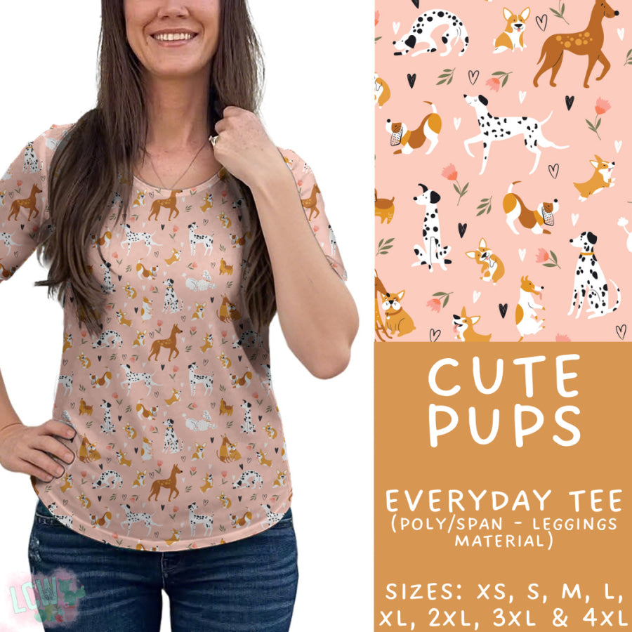Preorder Custom Styles Cute Pups Closes 4 Sep ETA late Nov 2025 Leggings