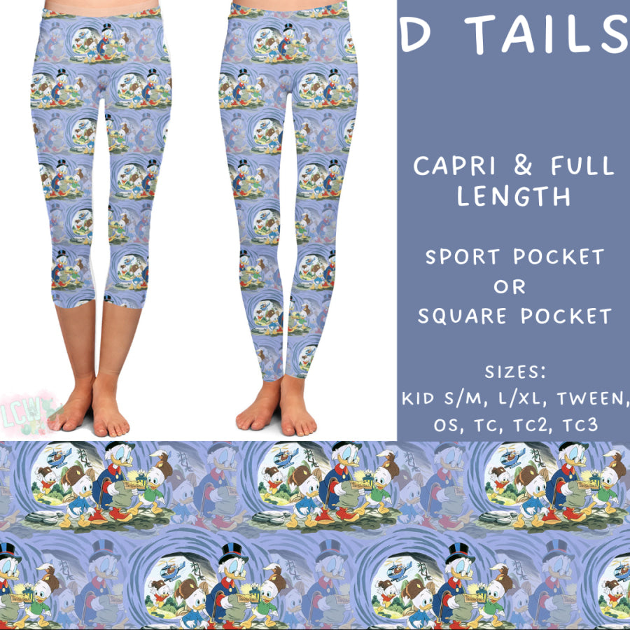 Preorder Custom Styles - D Tails - Closes 5 Mar - ETA late May 2025 Leggings