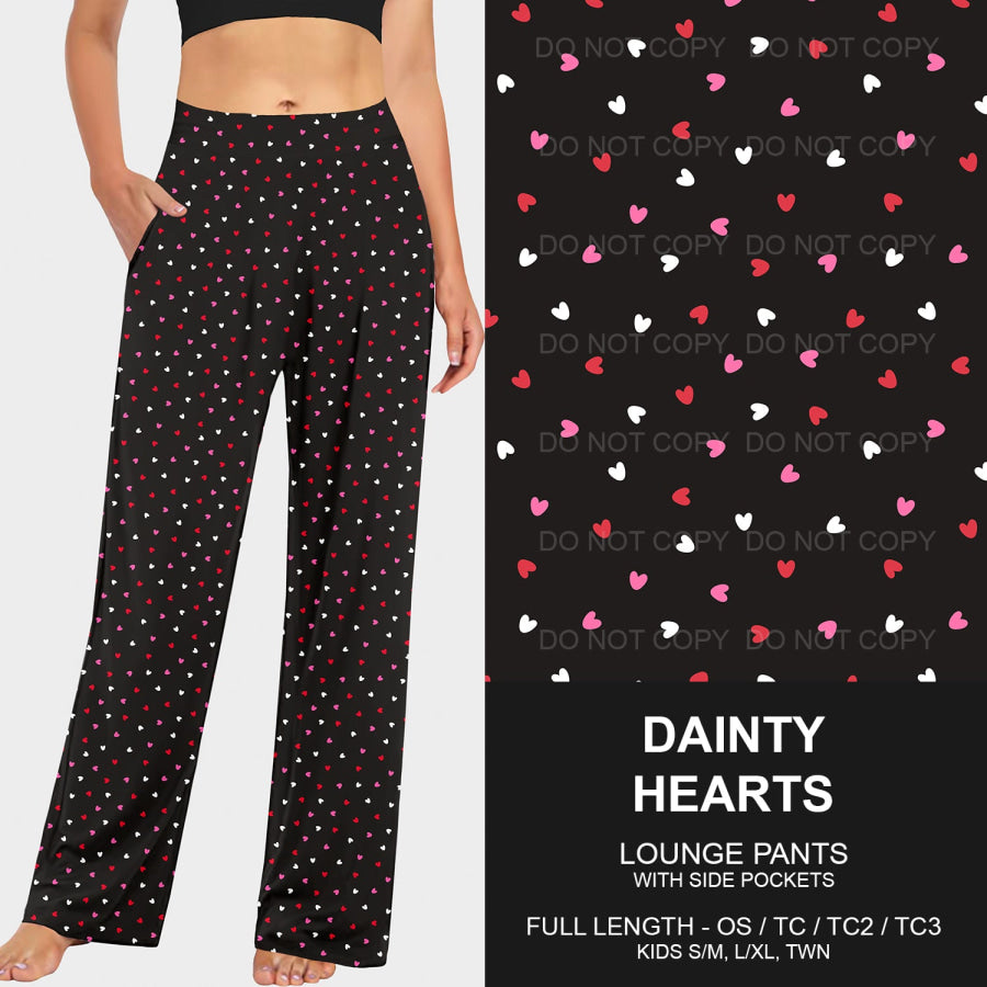 PREORDER Custom Styles - Dainty Hearts - Closes 26 Nov - ETA early Feb 2025 Loungewear