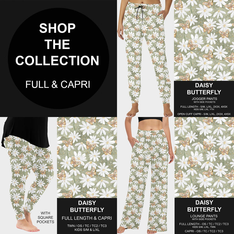 PREORDER Custom Styles - Daisy Butterfly - Closes 20 May - ETA late Aug 2025 Loungewear
