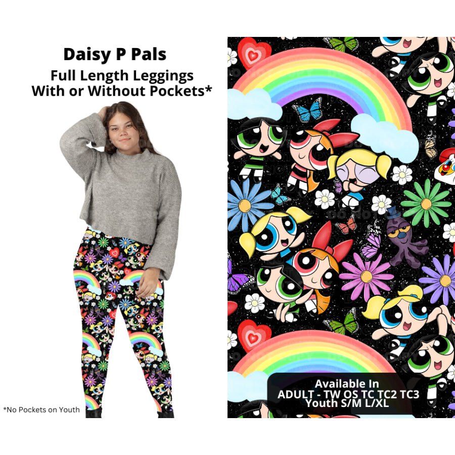 PREORDER Custom Styles - Daisy P Pals - Closes 21 Nov - ETA late Feb 2025 Leggings