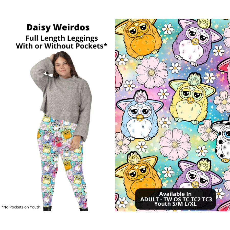 PREORDER Custom Styles - Daisy Weirdos - Closes 21 Nov - ETA late Feb 2025 Leggings