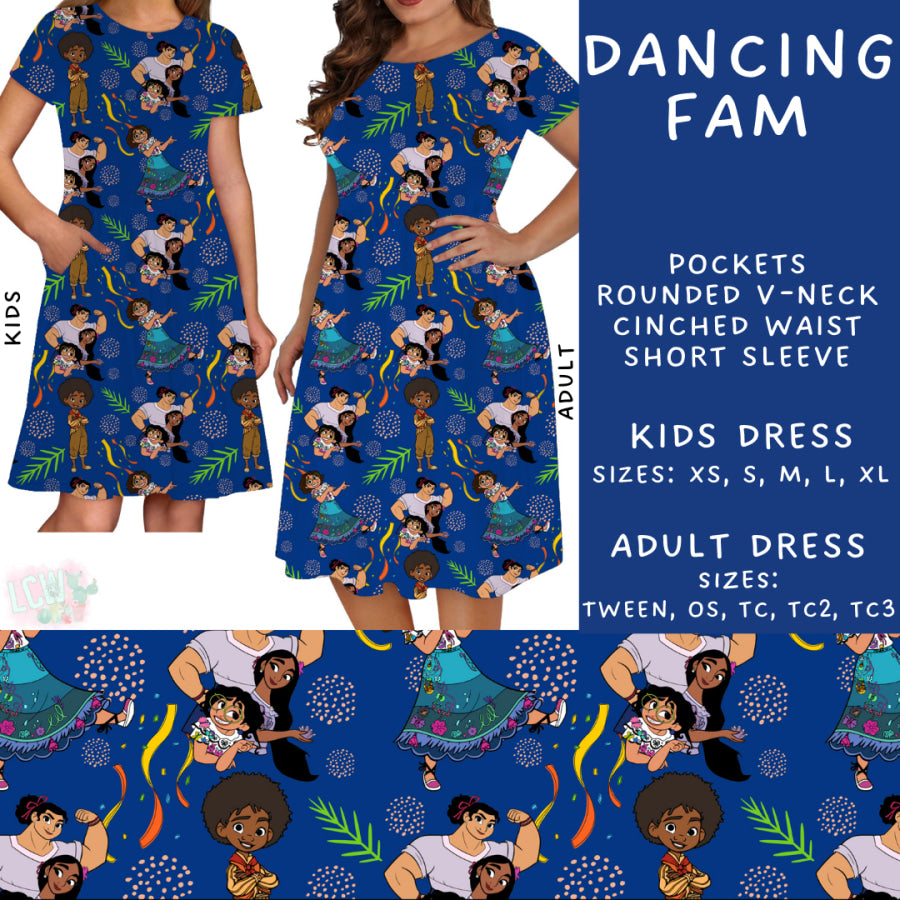 Preorder Custom Styles - Dancing Fam - Closes 18 Nov - ETA early Feb 2025 Leggings