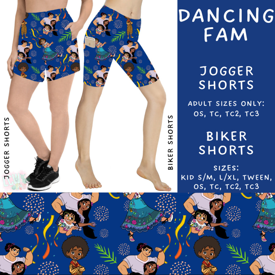 Preorder Custom Styles - Dancing Fam - Closes 18 Nov - ETA early Feb 2025 Leggings