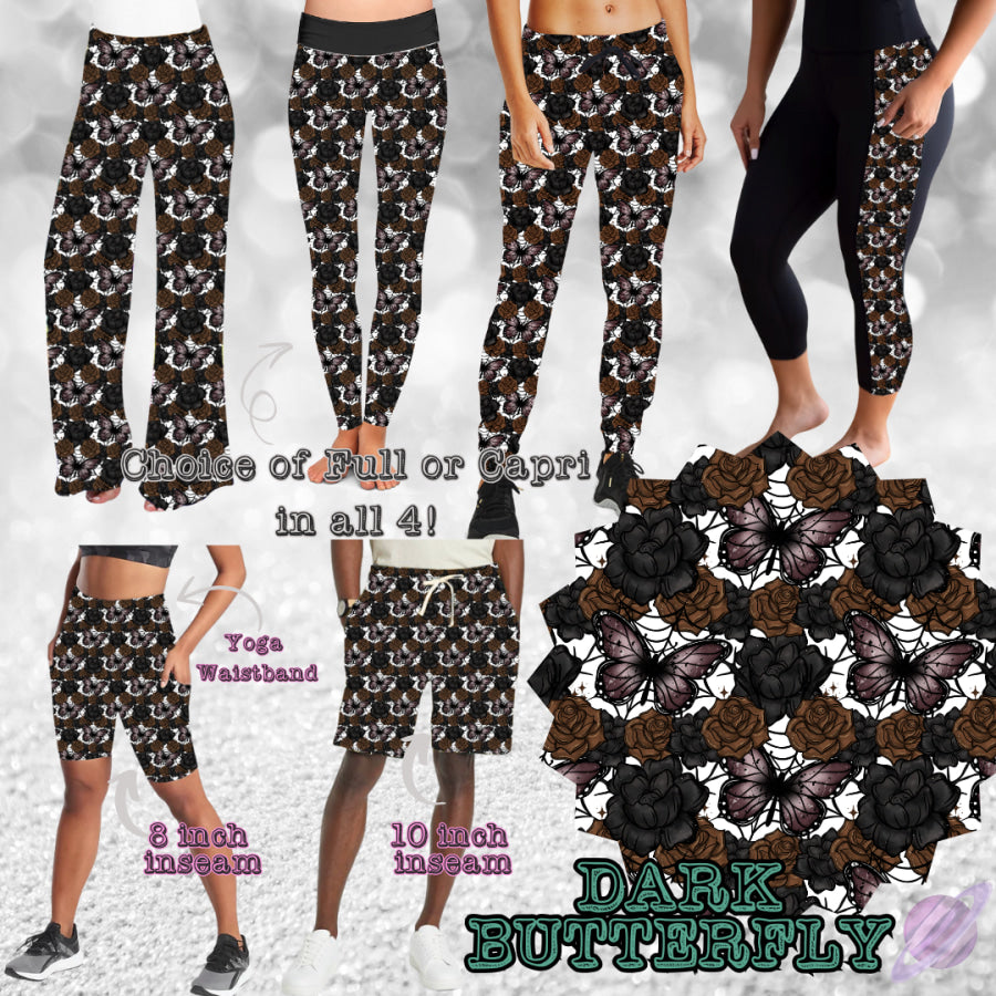 PREORDER Custom Styles - Dark Butterfly - Closes 21 Sep - ETA late Dec 2025 Leggings