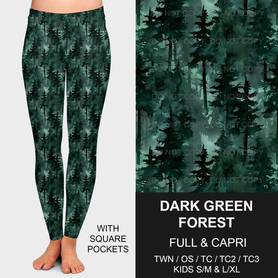 PREORDER Custom Styles - Dark Green Forest - Closes 28 Jan - ETA late May 2025 Loungewear