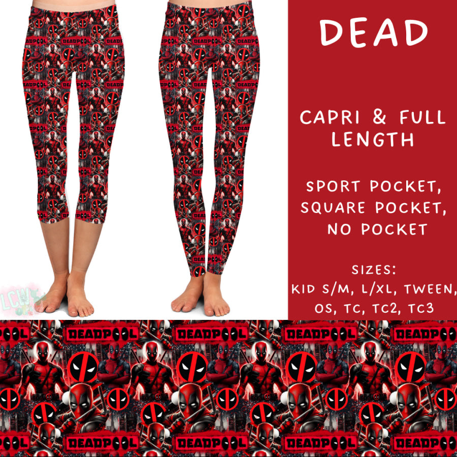 Preorder Custom Styles - Dead - Closes 23 Sep - ETA early Dec 2024 Leggings