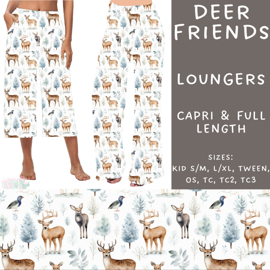 Preorder Custom Styles - Deer Friends - Closes 22 Nov - ETA early Feb 2025 Leggings