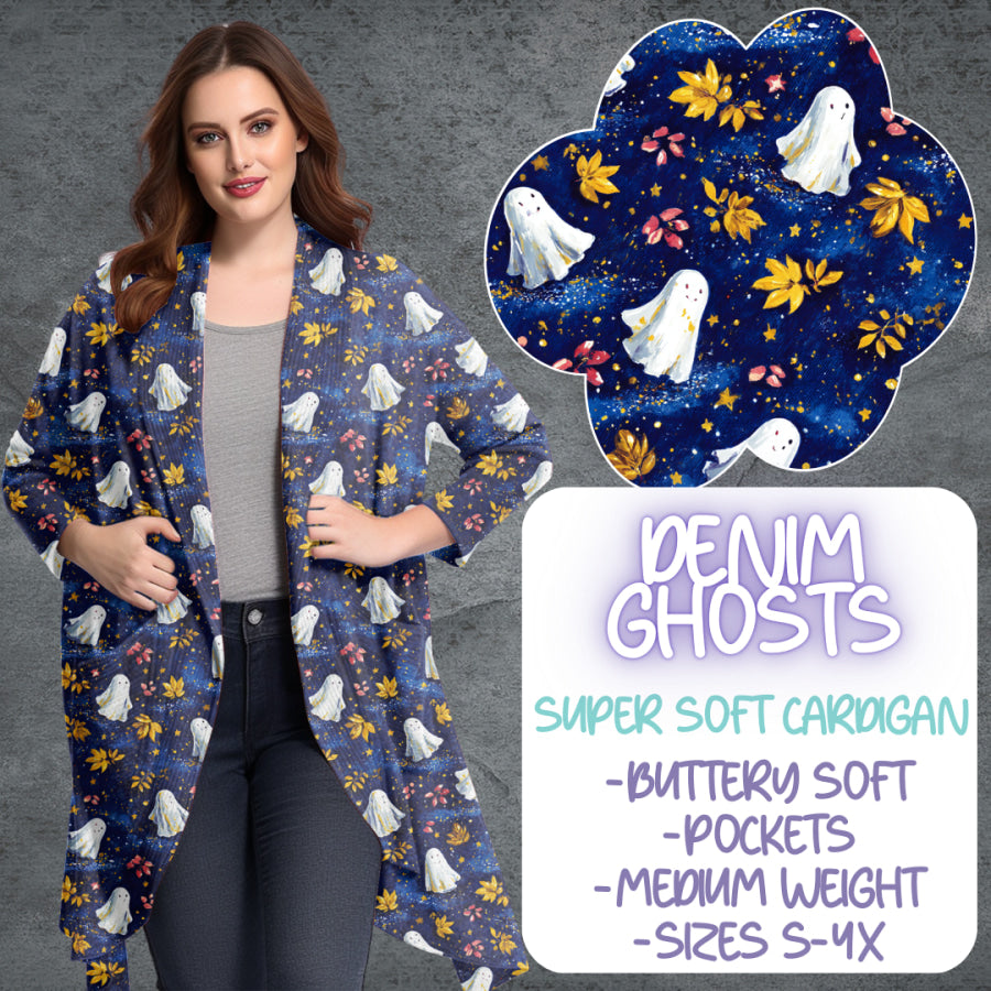 PREORDER Custom Styles - Denim Ghosts - Closes 29 May - ETA late Aug 2025 Leggings