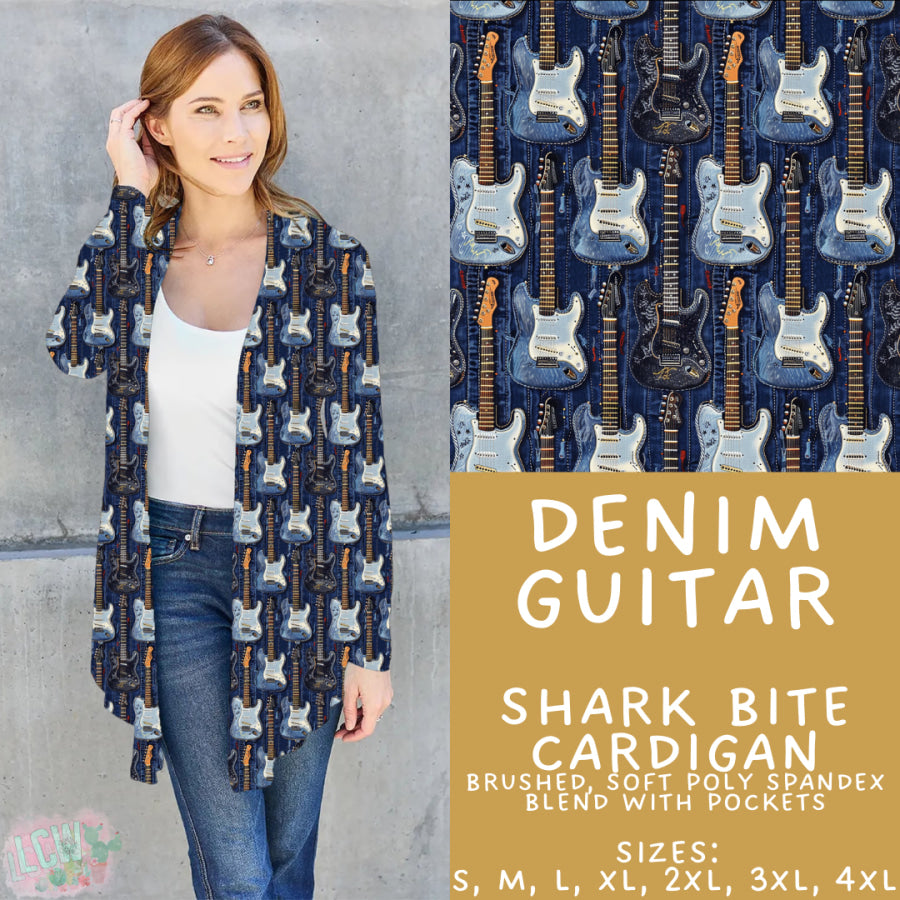 Preorder Custom Styles - Denim Guitar - Closes 29 Sep - ETA late Dec 2025 Leggings